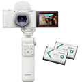 SONY デジタルカメラ シューティンググリップキット VLOGCAM ホワイト ZV-1M2GW