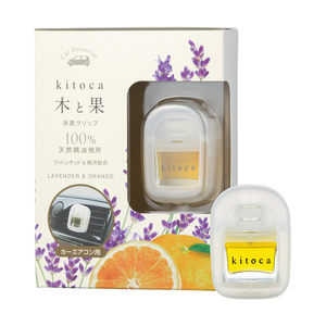 晴香堂 カーエアコン用消臭クリップ 木と果 ラベンダー&オレンジ ｷﾄｶｸﾘﾂﾌﾟﾗﾍﾞﾝﾀﾞ-ｵﾚﾝｼﾞ-イメージ1