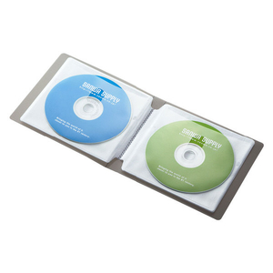 サンワサプライ DVD・CDファイルケース(12枚収納) ブラック FCD-FL12BK-イメージ2