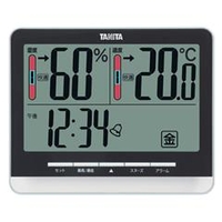 タニタ デジタル温湿度計 ブラック TT-538/BK