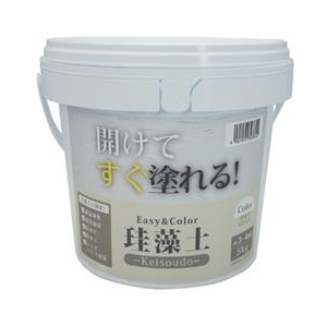 ワンウィル Easy&Color珪藻土 5kg オフホワイト 3793060002-イメージ1