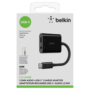 BELKIN USB-C to 3．5mmオーディオチャージアダプタ ブラック NPA004BTBK-イメージ4