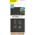エレコム iPhone SE(第3世代)/SE(第2世代)/8/7用レザーケース 手帳型 UltraSlim 薄型 磁石付き クリアケース カーボン調(ブラック) PM-A22SPLFUCB-イメージ1