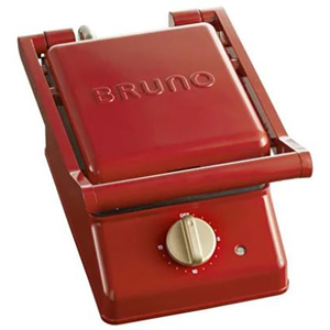 BRUNO グリルサンドメーカー シングル レッド BOE083-RD-イメージ1