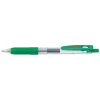 ゼブラ サラサクリップ ジェルボールペン 0．3mm 緑 JJH15-G