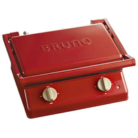 BRUNO グリルサンドメーカー ダブル レッド BOE084-RD