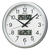 SEIKO 電波掛時計 銀色メタリック塗装 KX275S-イメージ1