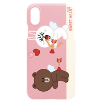 LINE FRIENDS iPhone XR用ケース SLIM FIT CUPID LOVE スウィートハート4 KCL-SCL011