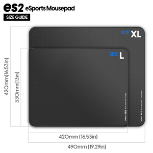 Pulsar ES2 eSports Gaming Mousepad 4mm Lサイズ Black PES24LB-イメージ3