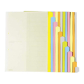 コクヨ カラー仕切カード(ファイル用) A4タテ 12山 2穴 1組 1冊 F805033-ｼｷ-80N