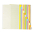 コクヨ カラー仕切カード(ファイル用) A4タテ 12山 2穴 1組 1冊 F805033-ｼｷ-80N-イメージ1