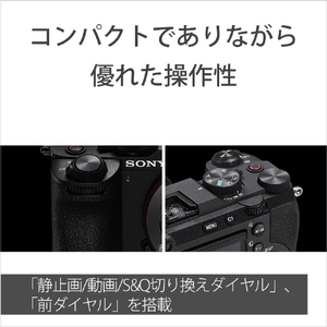 SONY デジタル一眼カメラ・ボディ α7CR ブラック ILCE-7CRB-イメージ11