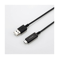エレコム USB2．0ケーブル(温度検知機能付き、A‐C) 1．2m ブラック MPA-AC12SNBK