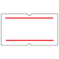 サトー ハンドラベラー SPラベル(強粘)赤二本線 10巻 1パック（10巻） F804135219999042