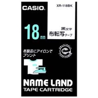 カシオ カシオネームランドテープ XR118BK