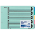 コクヨ カラー仕切カード(ファイル用) B5ヨコ 5山 2穴 10組 F805512-ｼｷ-66