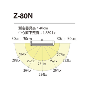 山田照明 LEDアームスタンドライト Z-Light Z-80N-W-イメージ5