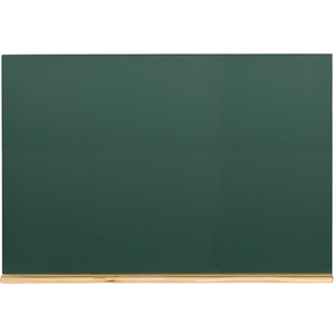 馬印 木製黒板(壁掛) 粉受けクリア塗装 600×900mm F041786-W23G-イメージ1