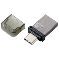 エレコム キャップ式USB Type-Cメモリ(256GB) ブラック MF-CAU32256GBK