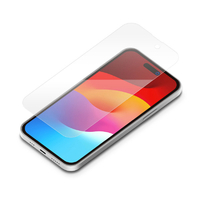 PGA iPhone 15/15 Pro用ガイドフレーム付液晶保護ガラス [ブルーライト低減/光沢] PG-23AGL03BL