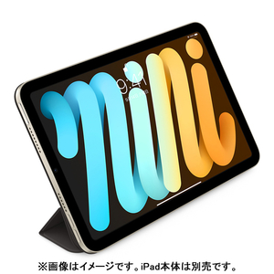 Apple 【純正】 iPad mini(第6世代)用Smart Folio ブラック MM6G3FE/A-イメージ2