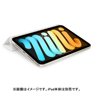 Apple 【純正】 iPad mini(第6世代)用Smart Folio ホワイト MM6H3FE/A-イメージ3