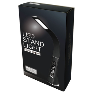 ZEPEAL LEDスタンドライト デジタル表示付 ZEPEAL ホワイト DLS-H2008-WH-イメージ6