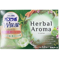 白元アース HERSバスラボ W保湿 Herbal Aroma12錠 FC911NW