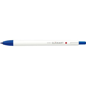 ゼブラ ノック式水性カラーペン クリッカート 青 FCC0973-WYSS22-BL-イメージ1