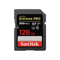 サンディスク SDXC UHS-IIカード(128GB) エクストリームプロ ブラック SDSDXDK128GJNJIP