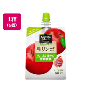 コカ・コーラ ミニッツメイド 朝リンゴ 180g×6個 F353943-イメージ1