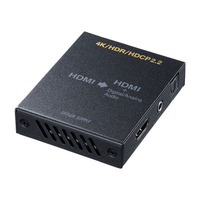 サンワサプライ 4K/HDR対応HDMI信号オーディオ分離器(光デジタル/アナログ対応) VGACVHD8