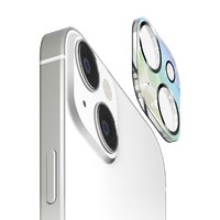 PGA iPhone 15/15 Plus用カメラフルプロテクター オーロラ/ブラック PG-23ACLG06AR