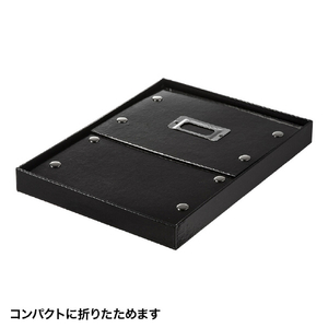サンワサプライ 組み立て式DVD BOX(W210mm) ブラック FCD-MT4BKN-イメージ4
