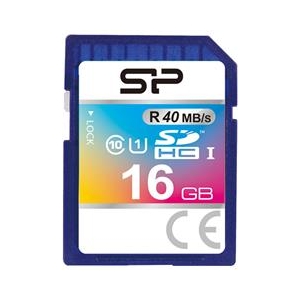 シリコンパワー 高速SDHC UHS-Iメモリーカード(Class 10・16GB) SP016GBSDH010V10-イメージ1