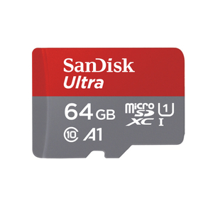 サンディスク microSDHC/microSDXC UHS-Iカード (64GB) Ultra グレー SDSQUAR-064G-JN3MA-イメージ1