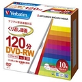 Verbatim 録画用DVD-RW 4．7GB 1-2倍速 10枚入り VHW12NP10V1
