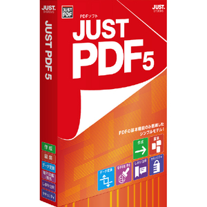 ジャストシステム JUST PDF 5 通常版 WEBJUSTPDF5ﾂｳWDL-イメージ1