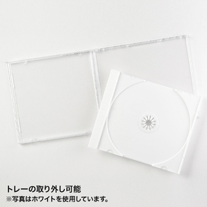 サンワサプライ Blu-ray・DVD・CDケース(10枚セット) クリア FCD-PN10CLN-イメージ2