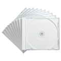 サンワサプライ Blu-ray・DVD・CDケース(10枚セット) ホワイト FCD-PN10WN
