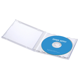 サンワサプライ Blu-ray・DVD・CDケース(10枚セット) ホワイト FCD-PN10WN-イメージ7