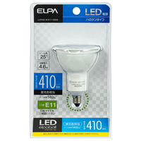 エルパ LED電球 E11口金 全光束410lm(4．6W小型電球・ハロゲンタイプ) 昼光色相当 LDR5D-M-E11-G003