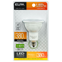エルパ LED電球 E11口金 全光束380lm(4．6W小型電球・ハロゲンタイプ) 電球色相当 LDR5L-M-E11-G004