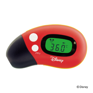 EDISON さっと測れる2Way体温計 ミッキーマウス レッド KJH1006-イメージ1