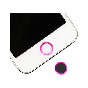 藤本電業 指紋認証対応ホームボタン iPhone 5s/6/6Plus用 クリア×ピンク OCIA04-イメージ2