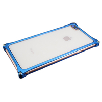 ギルドデザイン iPhone 8Plus/7Plus用アルミ製バンパーケース ブルー GI412BL