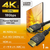 エレコム プレミアムハイスピードHDMI(R)ケーブル(1m) ブラック CAC-HDP10BK2-イメージ2