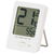オーム電機 温度が見やすい温湿度計 健康サポート機能付き ホワイト HB-T03B-W-イメージ1