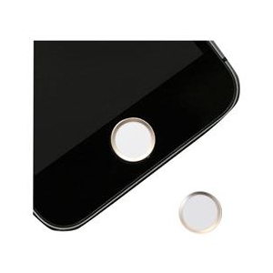 藤本電業 指紋認証対応ホームボタン iPhone 5s/6/6Plus用 ホワイト×ゴールド OCIA09-イメージ2