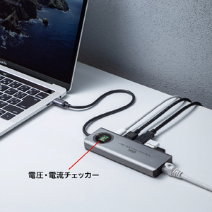 サンワサプライ USB3．2 Gen2対応Type-Cドッキングステーション USB-DKM1-イメージ5